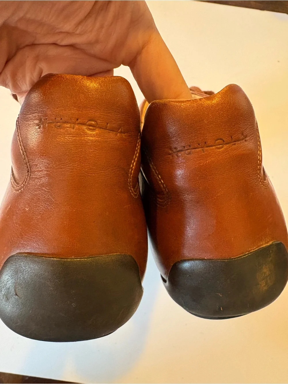 Santoni Nuvola || Leather Sneakers Cognac Brown‎ Lace Cognac Brown Tan 12